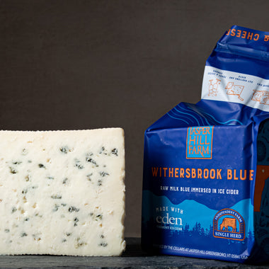 Withersbrook Blue cow's milk ice cider cheese Jasper Hill Farm