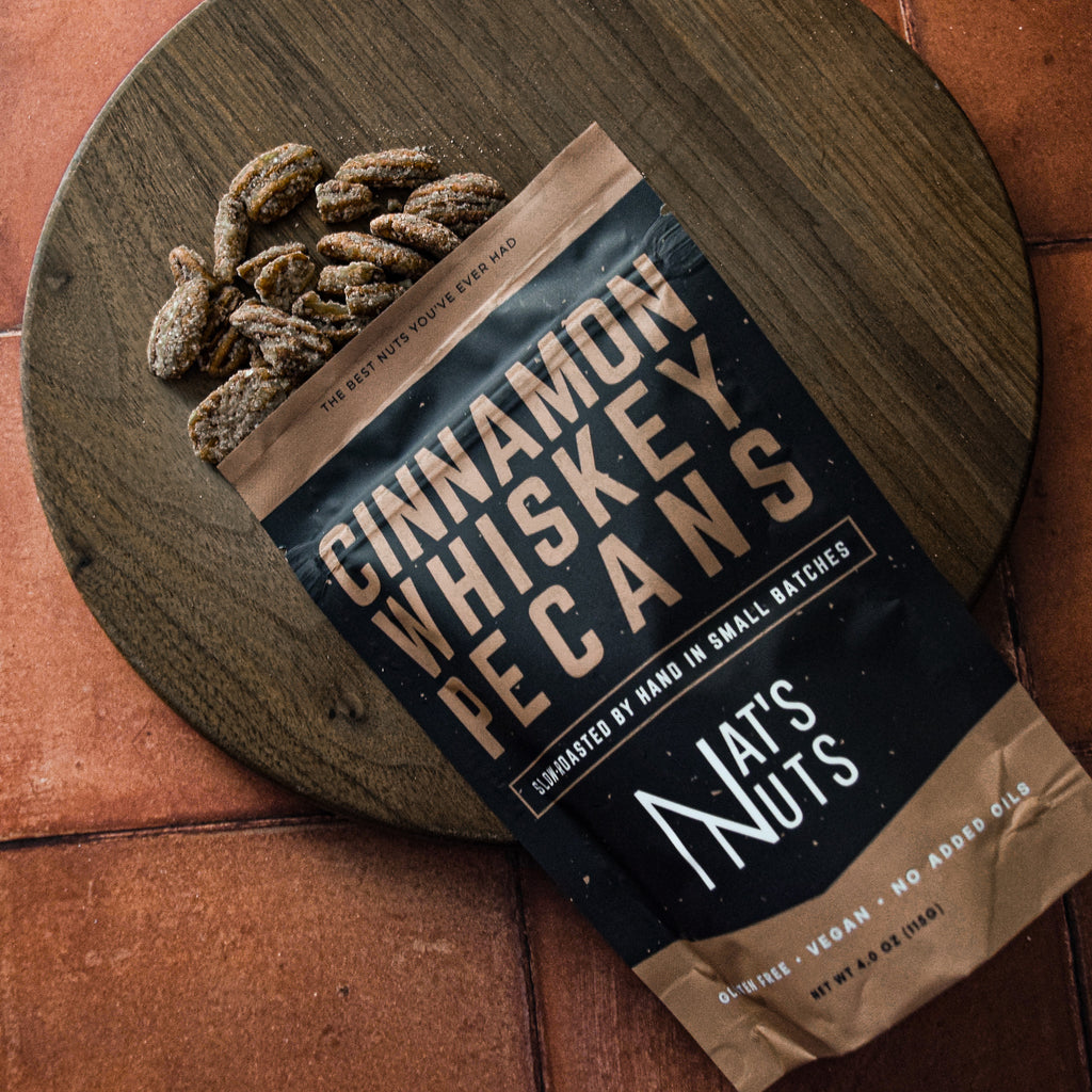 Cinnamon Whiskey Pecans