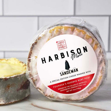 Port Washed Mini Harbison cow's milk bark wrapped cheese