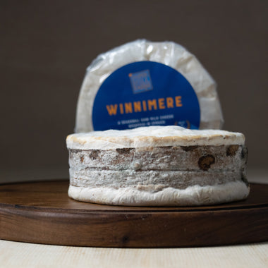Winnimere bark wrapped cow's milk seasonal cheese Jasper Hill Farm