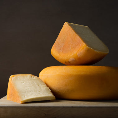 Jake's Gouda cow's milk wax rind cheese