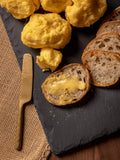 Animal Farm cultured butter from Vermont served with sliced bread