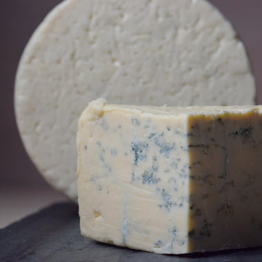 Bohemian Blue sheep's milk cheese Hidden Springs Creamery