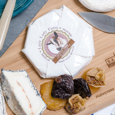 La Petite Tomme bloomy rind Lazy Lady Farm - buy artisan goat cheese at saxelby cheese