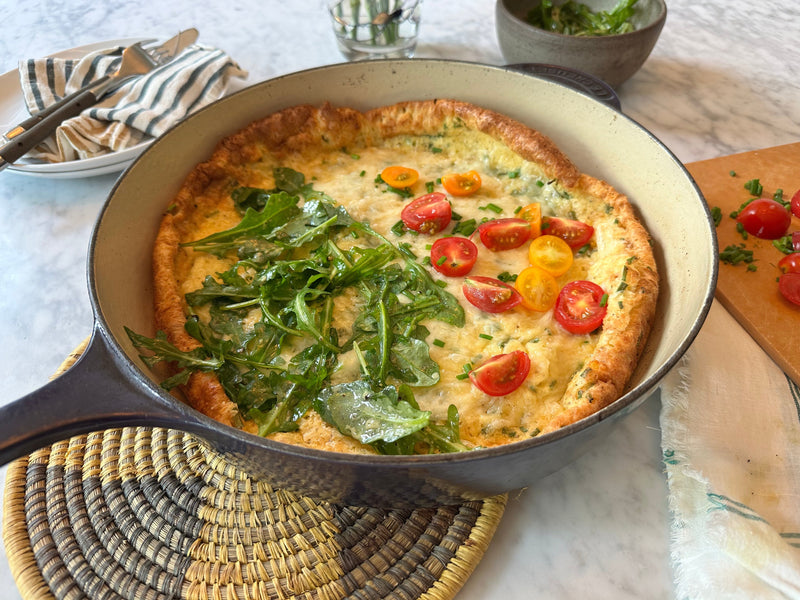Recipe: Load This Airy, Cheesy Dutch Baby With Summer Produce