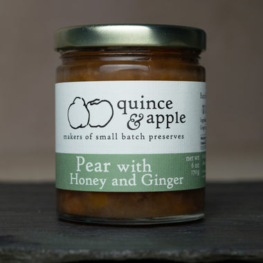 Quince & Apple Pear with Honey and Ginger Preserves